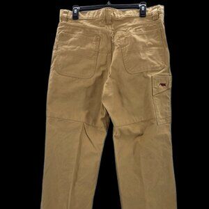 Mountain Khakis Alpine Utility Pants Mens Double Knee Canvas Cargo Pocket 32 x30
